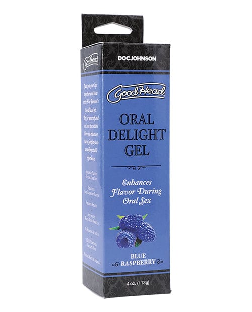 Goodhead Oral Delight Gel - 4 Oz Blue Raspberry Sexual Enhancers