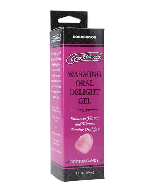 Goodhead Warming Oral Delight Gel - 4 Oz Cotton Candy Sexual Enhancers