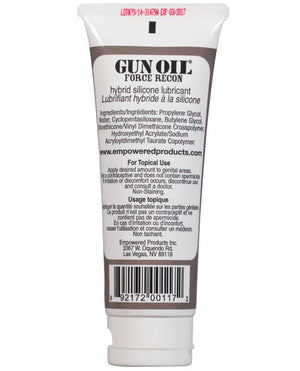 Gun Oil Force Recon Hybrid Silicone Based Lube - 3.3 oz Tube Lubricants