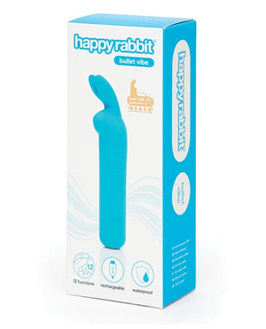 Happy Rabbit Rechargeable Bullet Blue Stimulators