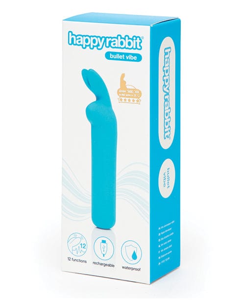 Happy Rabbit Rechargeable Bullet Blue Stimulators