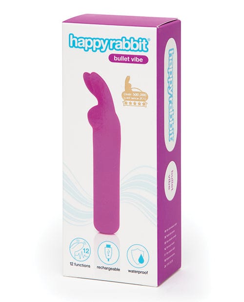 Happy Rabbit Rechargeable Bullet Purple Stimulators