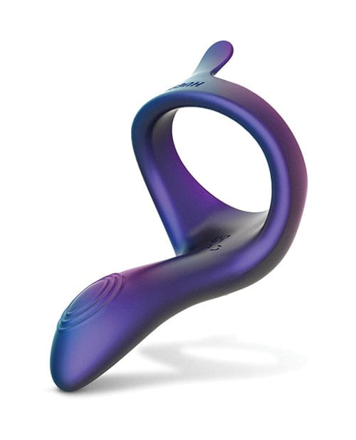 Hueman Eclipse Cock Ring w/Vibrating Perineum - Purple Anal Products