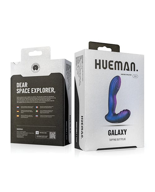 Hueman Galaxy Tapping Butt Plug - Purple Anal Products