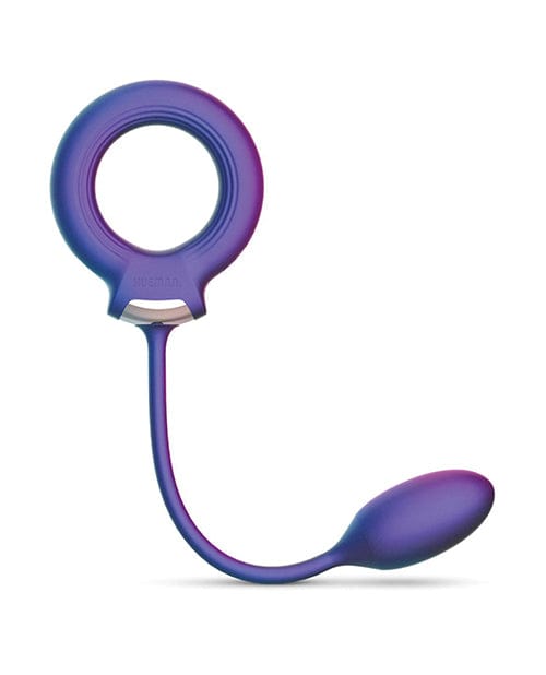 Hueman Solar Cock Ring w/Anal Ball - Purple Penis Enhancement