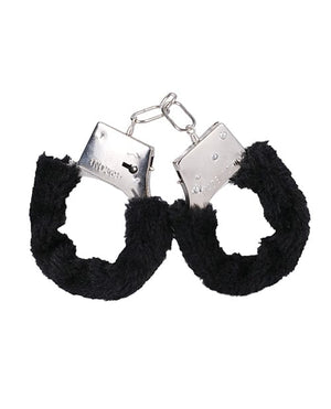 In A Bag Furry Handcuffs - Black Bondage Blindfolds & Restraints