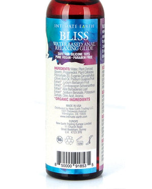 Intimate Earth Bliss Anal Relaxing Waterbased Glide Lubricants
