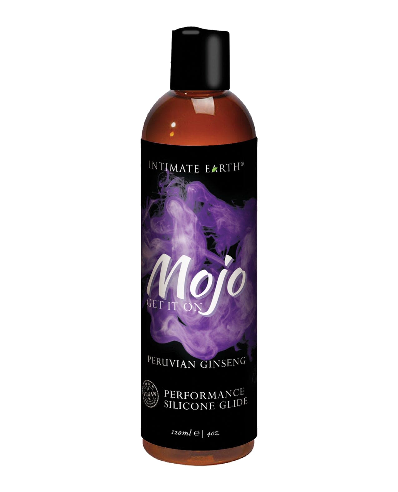 Intimate Earth Mojo Silicone Performance Gel -  4. oz Peruvian Ginseng Lubricants