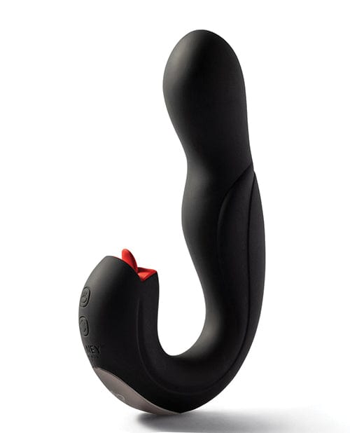 Joi Pro Rotating Head G-spot Vibrator & Clit Licker W/remote Black Stimulators