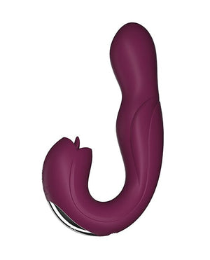 Joi Pro Rotating Head G-spot Vibrator & Clit Licker W/remote Purple Stimulators