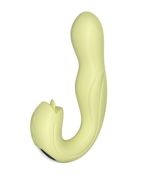 Joi Rotating Head G-spot Vibrator & Clit Licker Yellow Vibrators