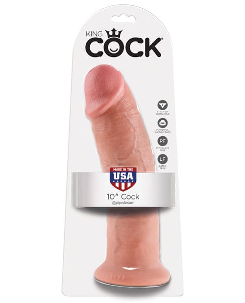 "King Cock 10"" Cock" Flesh Dongs & Dildos