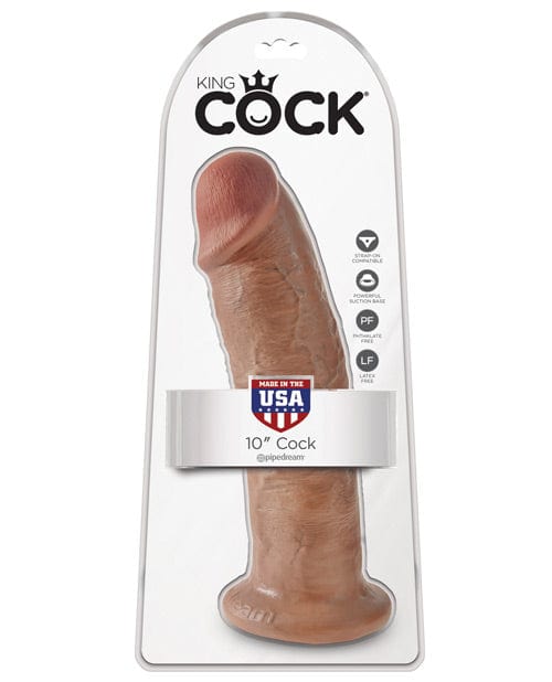 "King Cock 10"" Cock" Tan Dongs & Dildos