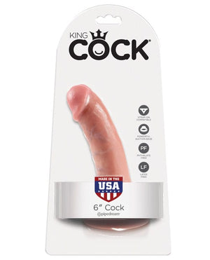 "King Cock 6"" Cock" Flesh Dongs & Dildos