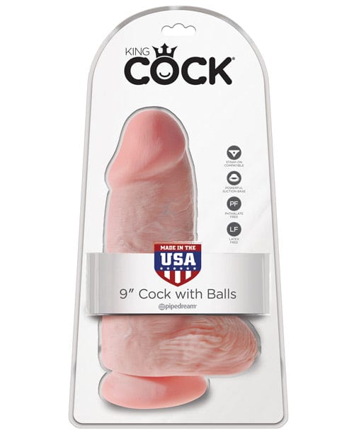 "King Cock 9"" Chubby" Flesh Dongs & Dildos