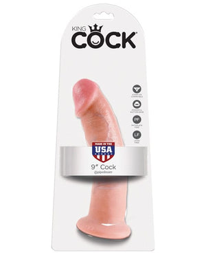 "King Cock 9"" Cock" Flesh Dongs & Dildos