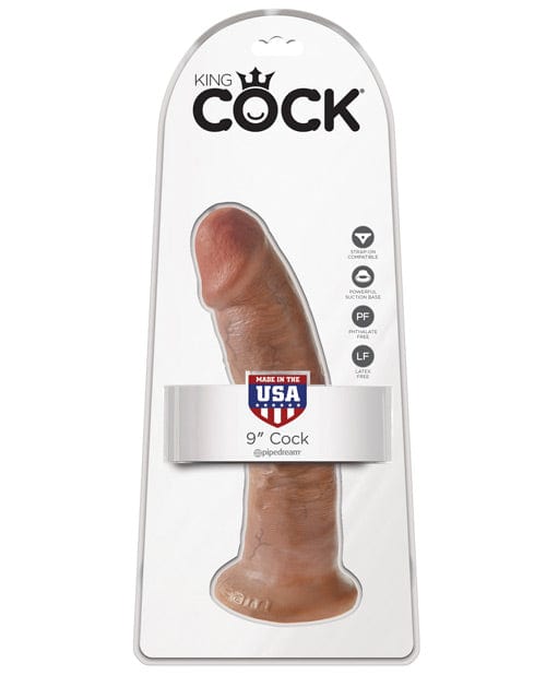 "King Cock 9"" Cock" Tan Dongs & Dildos