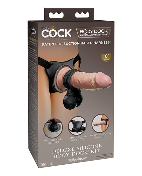 King Cock Elite Deluxe Silicone Body Dock Kit Strap Ons