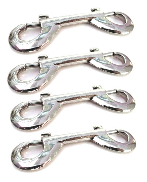 KinkLab Nickel Plated Snap Hooks - Pack of 4 Bondage Blindfolds & Restraints