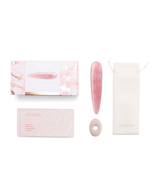 Le Wand Crystal Wand - Rose Quartz Dongs & Dildos