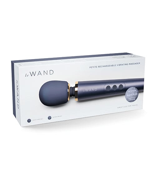Le Wand Petite Rechargeable Vibrating Massager Navy Massage Products