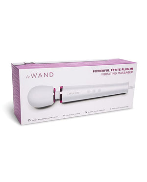 Le Wand Powerful Petite Rechargeable Vibrating Massager White Massage Products