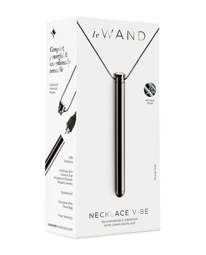 Le Wand Vibrating Necklace Black Stimulators