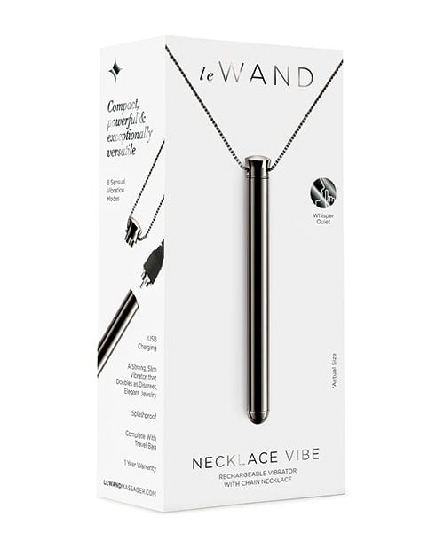 Le Wand Vibrating Necklace Black Stimulators