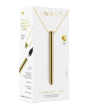 Le Wand Vibrating Necklace Gold Stimulators