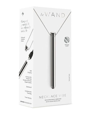 Le Wand Vibrating Necklace Silver Stimulators