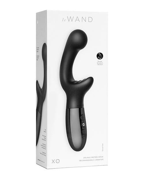 Le Wand Xo Double Motor Wave Rechargeable Vibrator - Black Vibrators