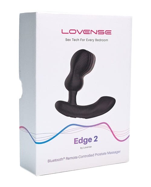 Lovense Edge 2 Flexible Prostate Massager - Black Anal Products