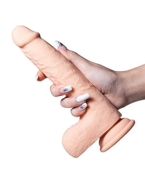 Luis App Controlled Realistic 8.5" Thrusting Dildo Vibrator - Ivory Vibrators