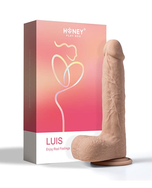 Luis App Controlled Realistic 8.5" Thrusting Dildo Vibrator - Ivory Vibrators