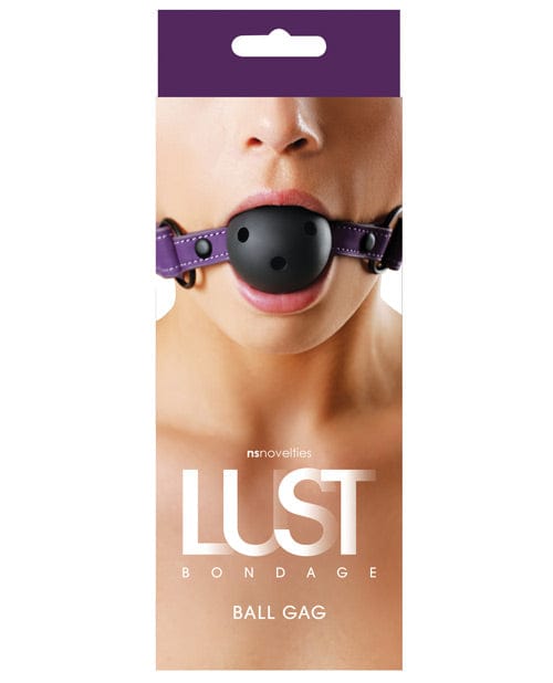 Lust Bondage Ball Gag - Purple Bondage Blindfolds & Restraints