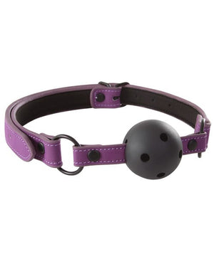 Lust Bondage Ball Gag - Purple Bondage Blindfolds & Restraints