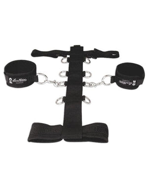 Lux Fetish 3 pc Adjustable Neck & Wristraint Set Bondage Blindfolds & Restraints