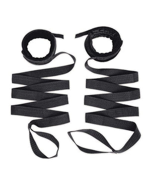 Lux Fetish 4 Pc Bondage Strap & Flogger Kit Bondage Blindfolds & Restraints