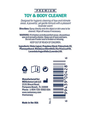 M.D. Science Lab Toy Cleaners Swiss Navy Toy & Body Cleaner - 1 oz