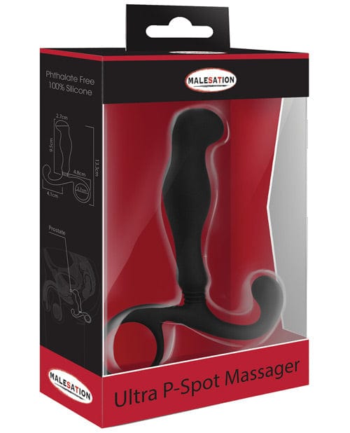 MALESATION Ultra P Spot Massager - Black Anal Products