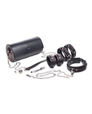 Master Series Kinky Clutch Black Bondage Set w/Carrying Case Bondage Blindfolds & Restraints