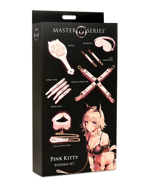 Master Series Tiger Kitty Bondage Set - Pink Bondage Blindfolds & Restraints