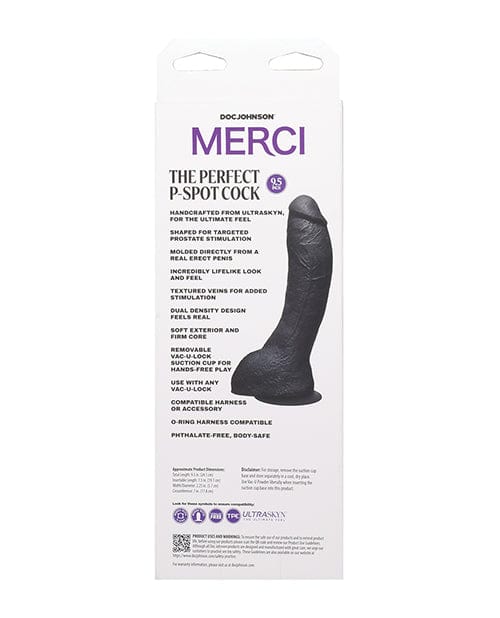 Merci The Perfect P-Spot Cock Vac-U-Lock Suction Cup Dongs & Dildos