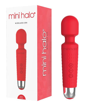 Mini Halo Wireless 20x Wand Red Rose Massage Products