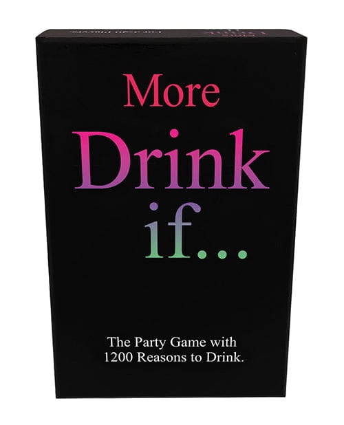 More Drink If Card Game Games For Parties
