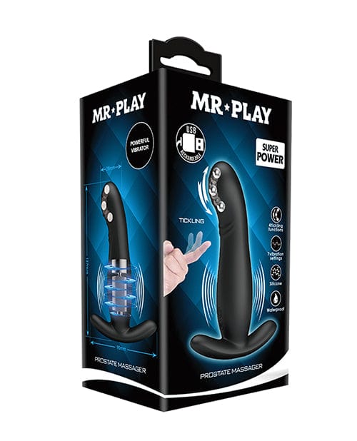 Mr. Play Rolling Bead Prostate Massager - Black Anal Products