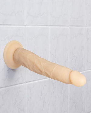 Naked Addiction 9" Dual Density Silicone Dildo - Vanilla Dongs & Dildos