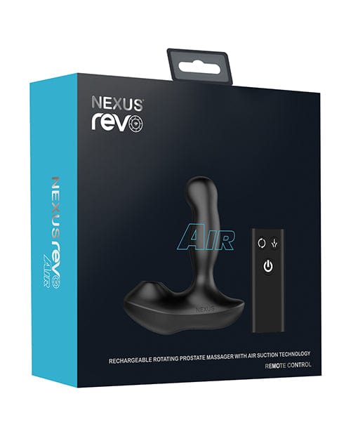 Nexus Revo Air Rotating Prostate Massager w/Suction - Black Anal Products