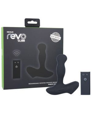 Nexus Revo Slim Rotating Prostate Massager - Black Anal Products