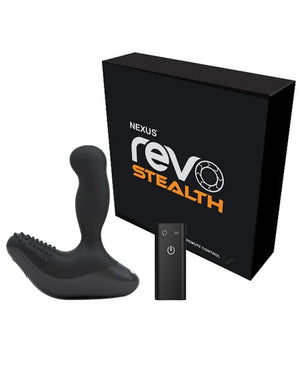 Nexus Revo Stealth Remote Control Rotating Prostate Massager - Black Anal Products